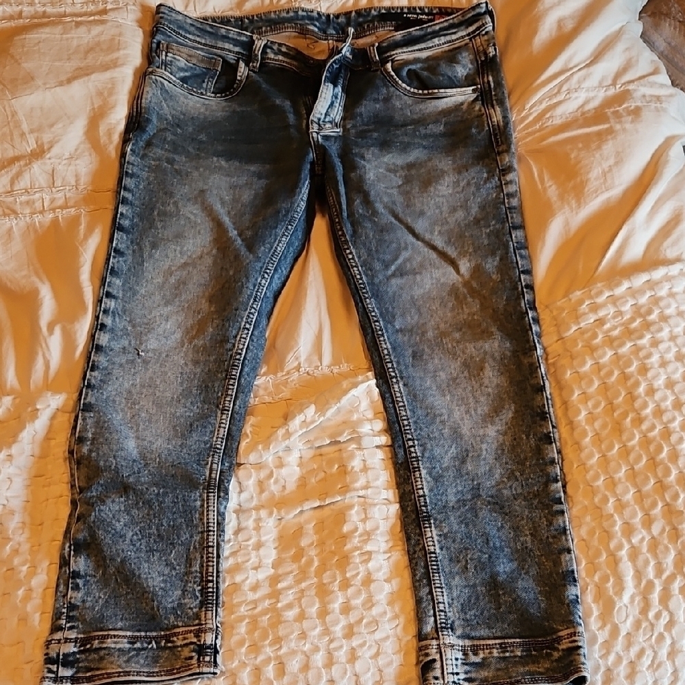Men's Slim Fit Denim Jeans - Classic Blue